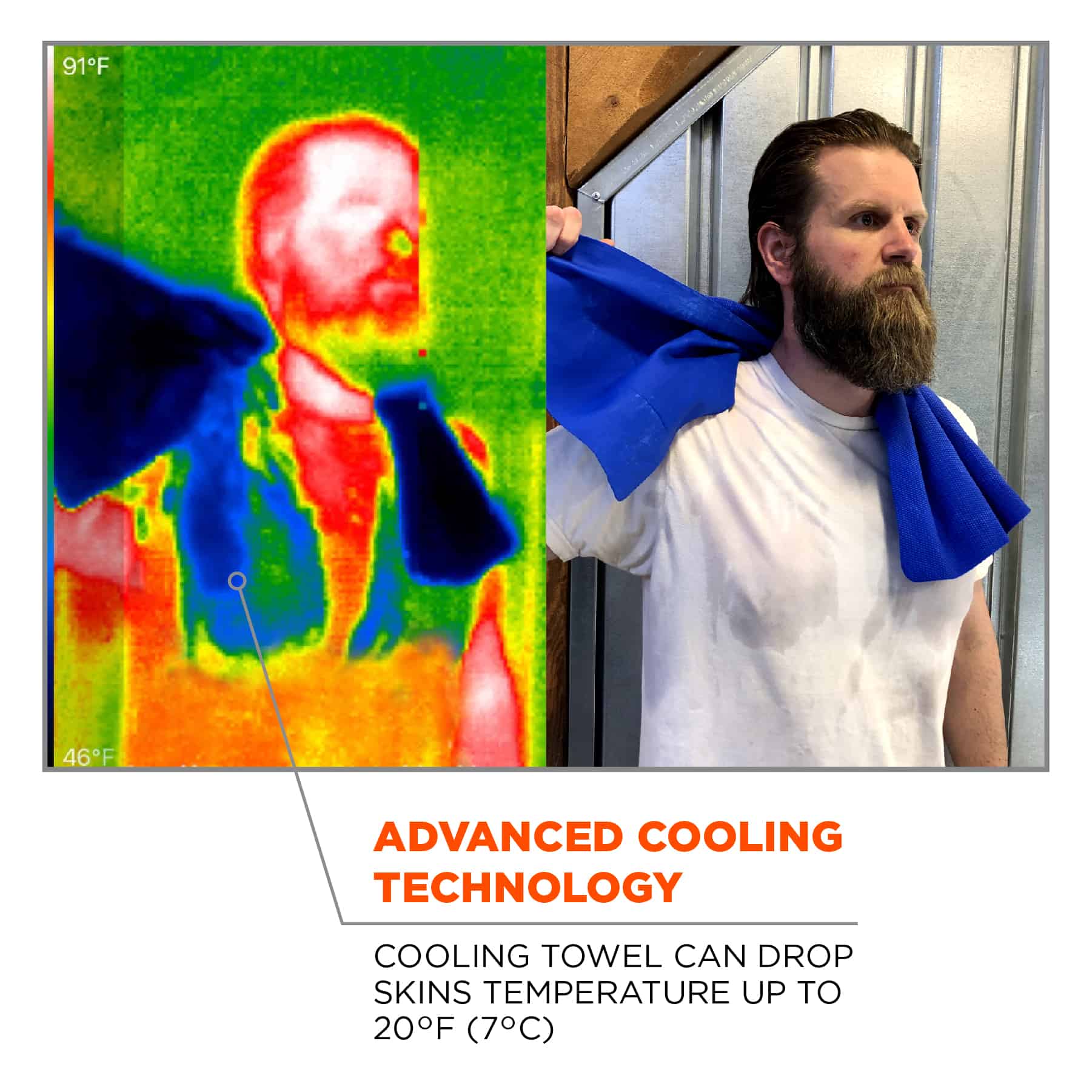 Evaporative Cooling Towel - Cooling Devices
